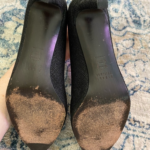 Stuart Weitzman Black Heels size 8.5M - Picture 4 of 9